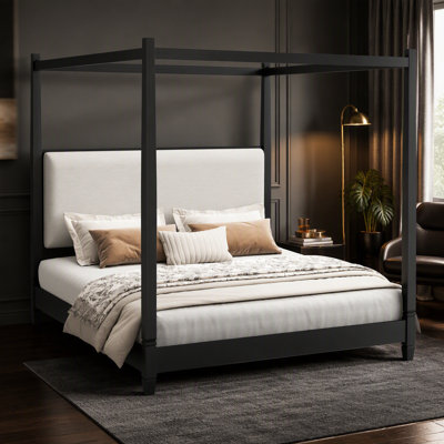 Canopy Platform Bed with Headboard