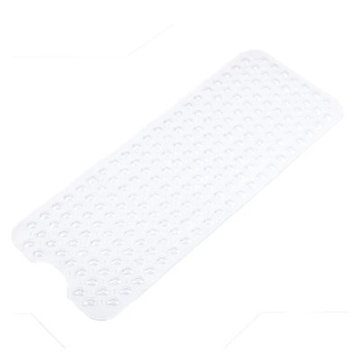 Bathroom mats Bathtub And Shower Mats Extra Long Non Slip Bath Mats 39.4 X 16 Inches Bathroom Mats With Suction Cups Washable Soft Shower Floor Mats