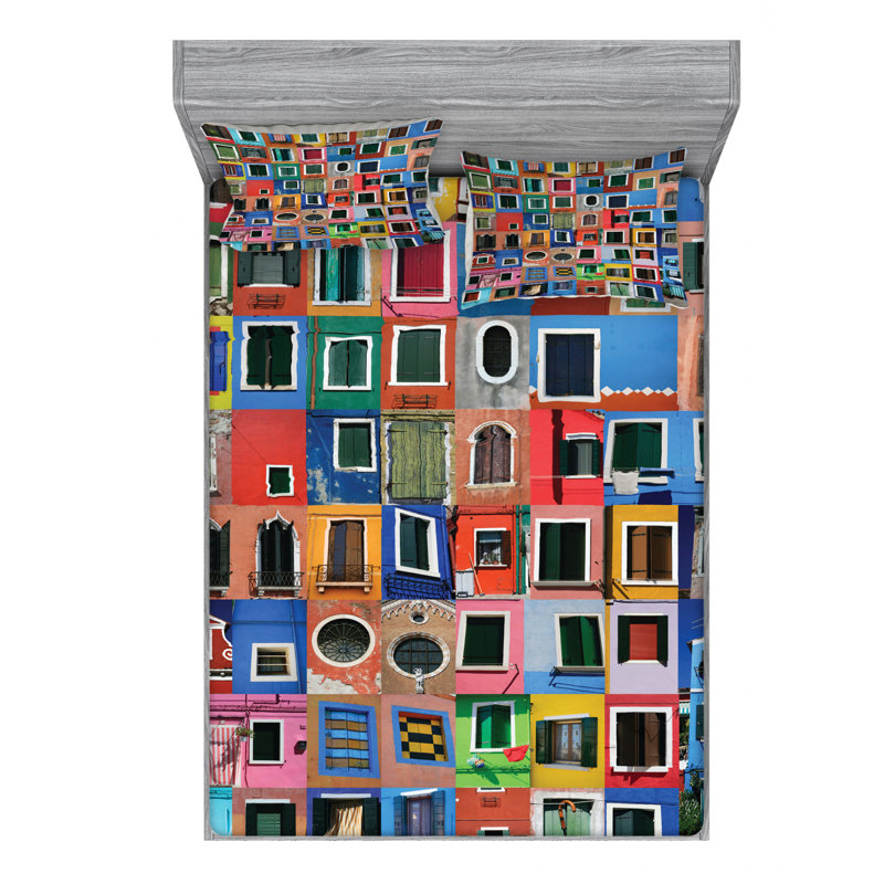 Microfiber Sheet Set, Full Sheet Set with Fitted Sheet