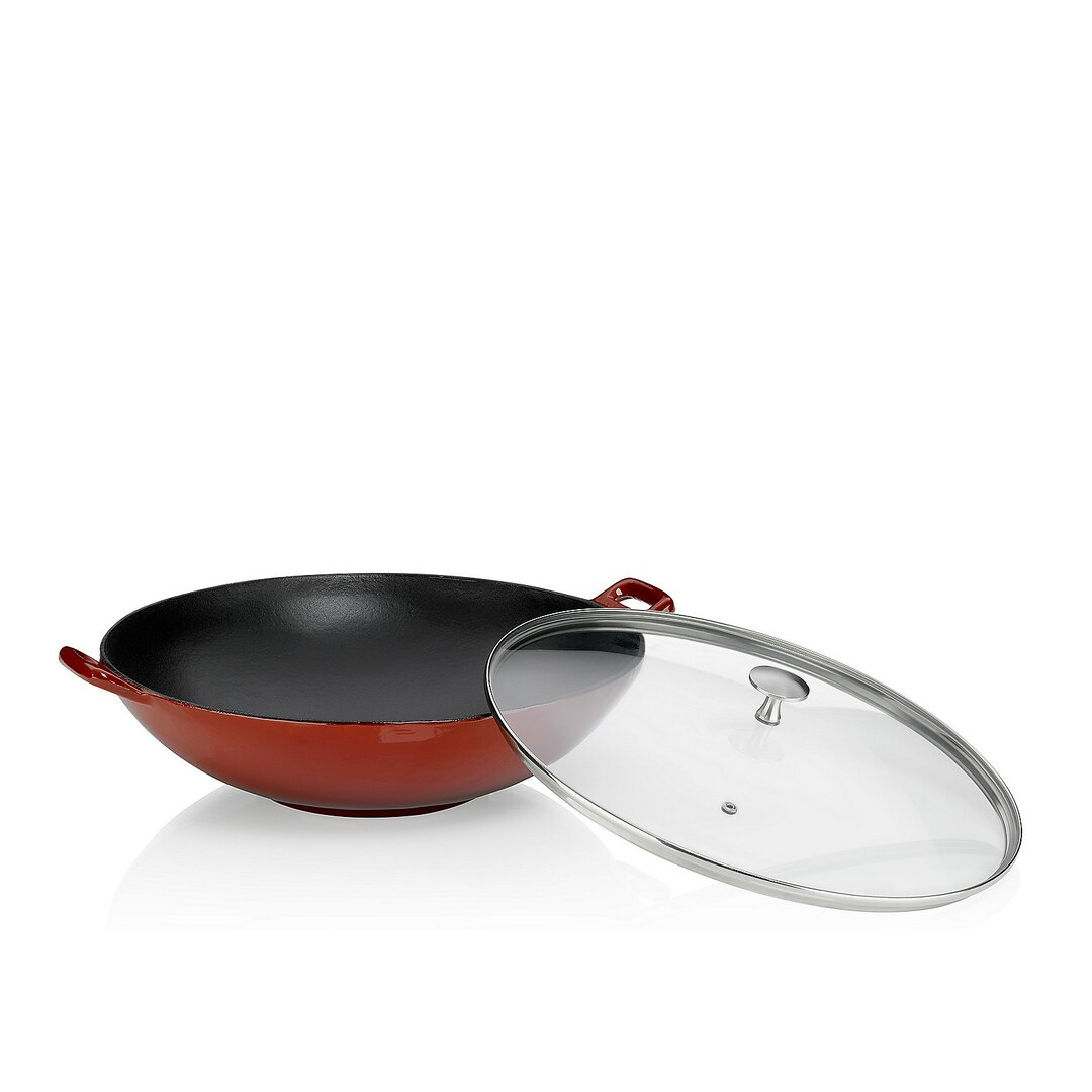 36 cm Wok Calido mit Deckel