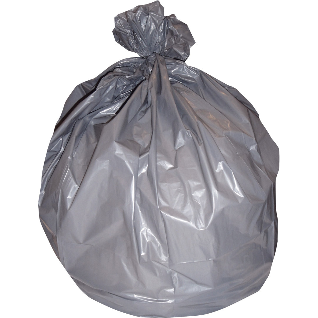 Polyethylene Plastic Trash Bags - 100 Count Inbox Zero