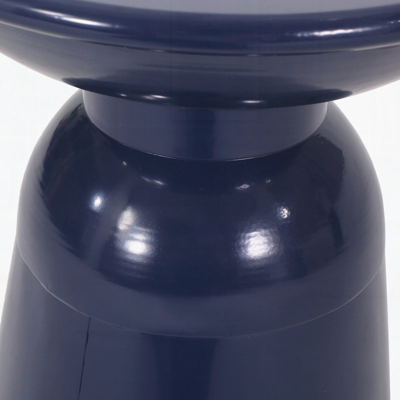 Outdoor Side Table, Navy Blue