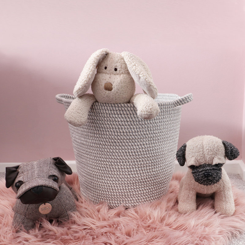 JVL Fabric Decorative Basket