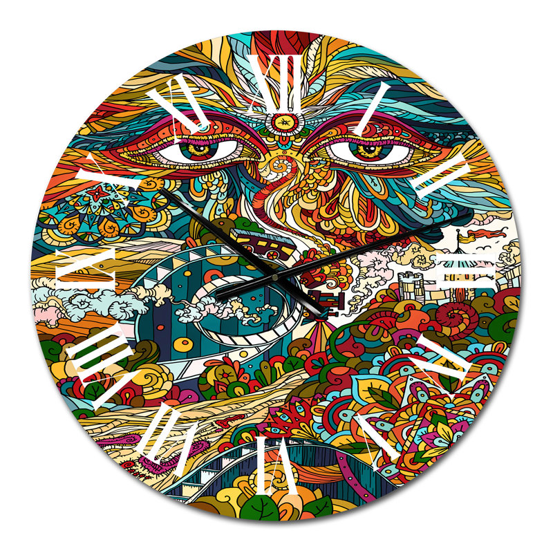 Horloge murale très grande, Moyen
