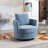 Yelina Polyester Slipcovered Swivel Barrel Chair-1755717644