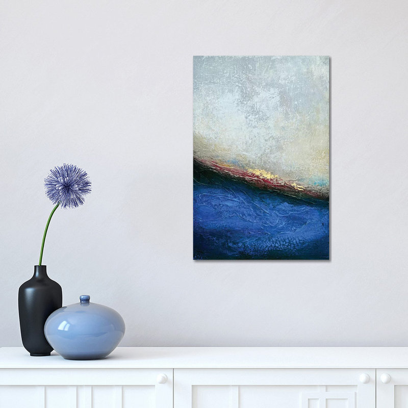 Slate Wave - Print on Canvas, Wrapped Canvas, 30.48 cm H x 45.72 cm W