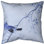 Coussin décoratif aquarelle japonaise oiseau et fleurs