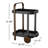 Aiyonna Bellwood Bar/Storage Cart-63493620-63493621