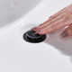 Widespread Bathroom Faucet with Drain Assembly