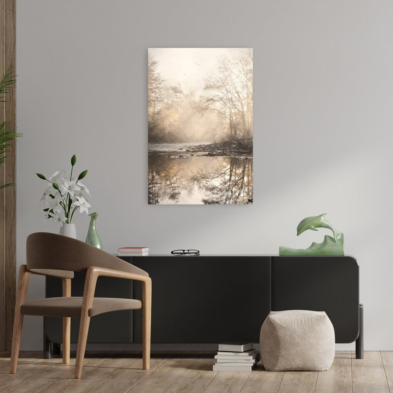 Swatara Painted Reflections 1 Piece Wrapped Canvas Wall Art, 91.44cm H x 60.96cm W