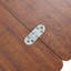 Table basse / table d'appoint moderne 27,6 po avec plateau pliable et roulettes 27,6 po-747742599