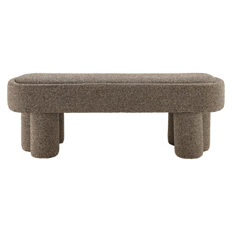 Banc ovale en tissu Mossi, Terre