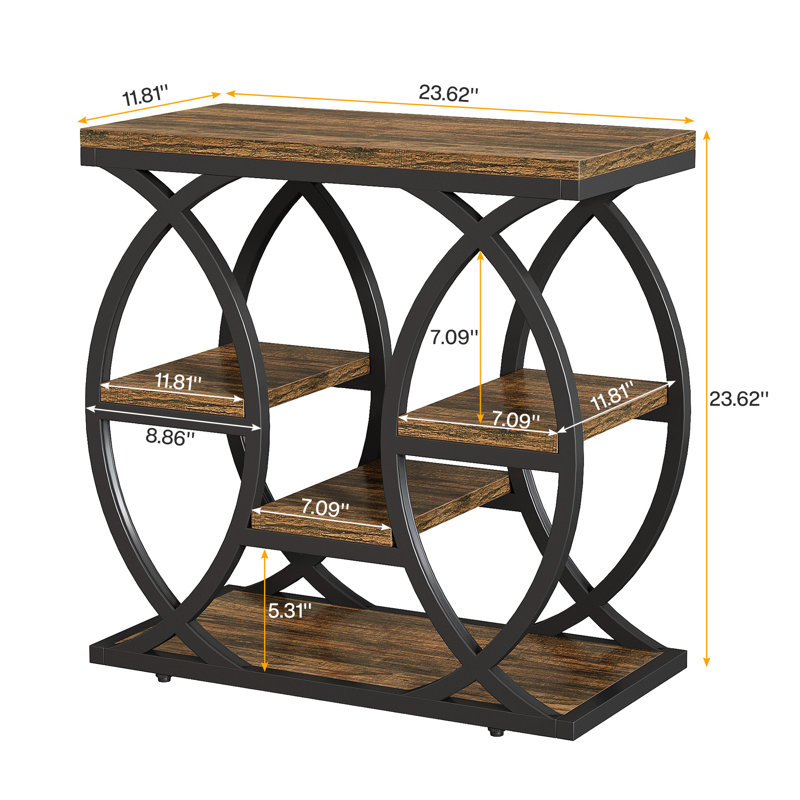 Pedestal End Table