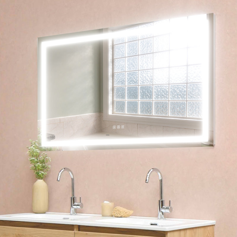 Miroir de salle de bain mural Jakeim, 36" x 36"