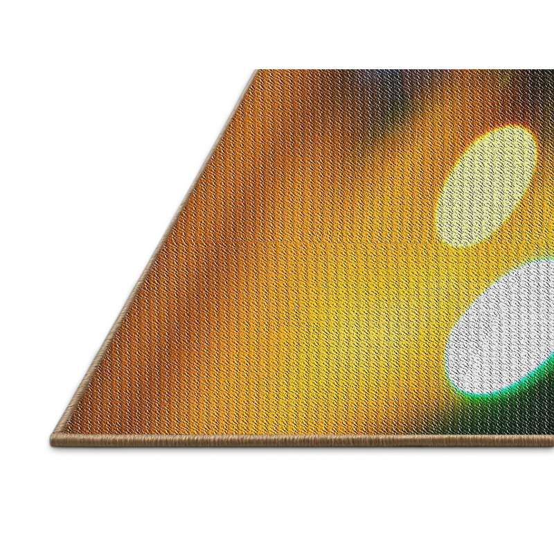 Tapis jaune Anthonette, Rectangle 5 pi x 8 pi