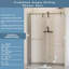 1 porte de douche de l 56 po x H 76 po avec-99446805