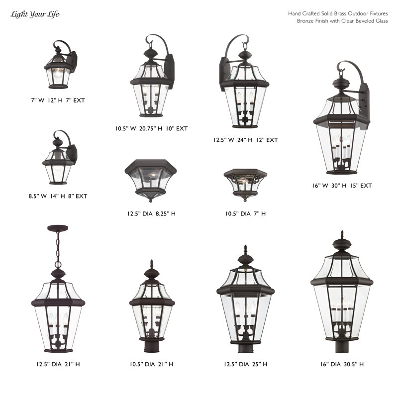 Dufton 2-Light Flush Mount, Bronze, 7" H x 10.5" W x 10.5" D