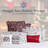 Southshore Fine Linens Holiday Harmony King/California King Oversized Reversible Christmas Comforter Bedding Set with Euro Sham Covers and Accent Pillows, 7-Piece, Burgundy-106632987