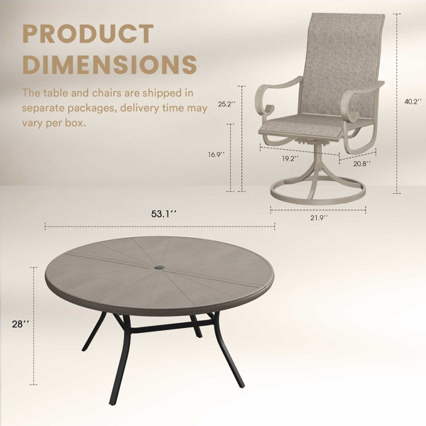 Dimensions du produit