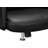 Office Chair, Swivel, Adjustable Height, Armrests, Ergonomic, Work, Black Leather Look, Chrome Metal, Contemporary, Modern-1190338038