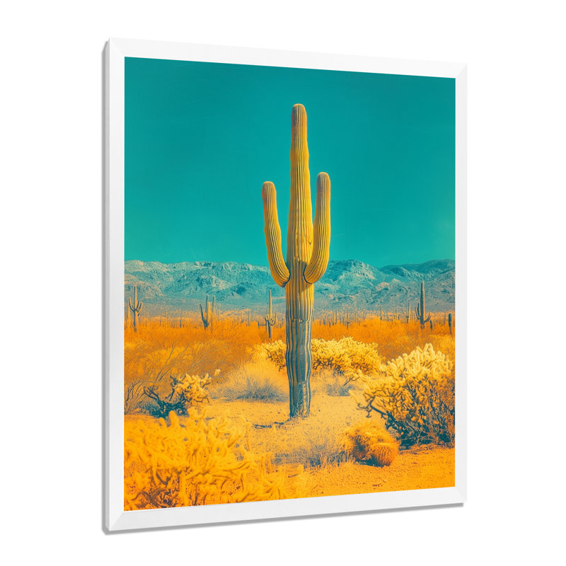 Maricelys - Floral Wall Art, H 32 po x l 24 po, Reproduction encadrée d'une seule photo, Blanc