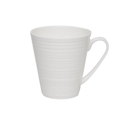 Red Vanilla Vanilla Swirl 13 oz. Bone China Coffee Mug