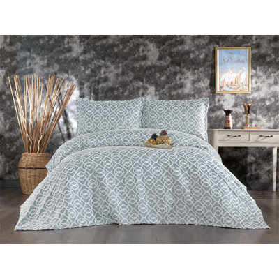 Luxurious Double Bedspread Set, Neft Color, 94.5 x 102.4 inches | 100% Chenille Fabric, 450 g/m² | Includes 2 Pillowcases (23.6 x 31.5 inches) | Machine Washable at 30°C | Perfect for Elegant Bedroom Decor