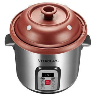 Vitaclay 6.5 Quarts Non-Stick Stainless Steel Stock Pot