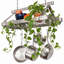 Premier Handcrafted Hanging Pot Rack-1883620243