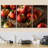 Raw Fresh Red Fuji Apples Fruit in a Basket Modern Wall Decor-102298504-102298505