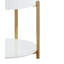 Table de bout Daveigh White High Finish & Gold Finish