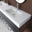 Meuble-lavabo mural 72 po avec lavabo à surface solide intégré-178808640