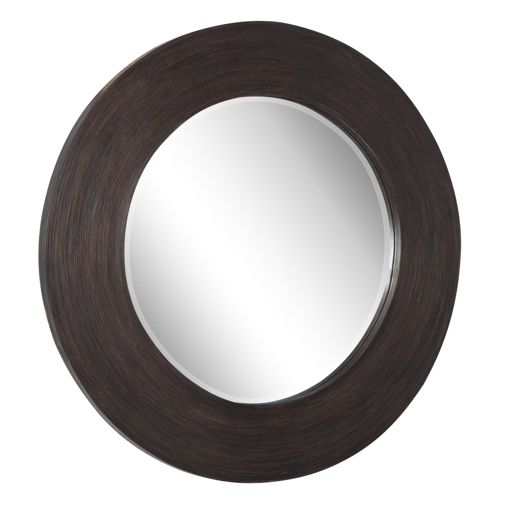 Millwood Pines Sandersville Bamboo / Rattan Round Wall Mirror | Wayfair