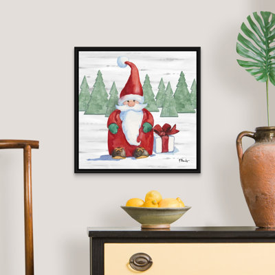 Gnome Town I - peinture sur toile tendue