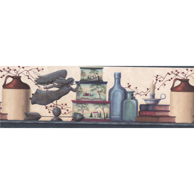Bordure de papier peint avec bougies Gilead