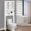Rangement de salle de bain Red Barrel Studio avec tablettes réglables et portes-1025227091
