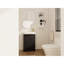 Meuble-lavabo autoportant de 23 po avec lavabo et support de rangement, portes à fermeture douce-583775845