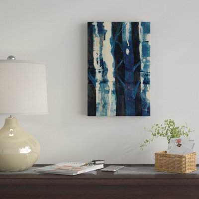 « deep colors ii indigo », reproduction sur toile