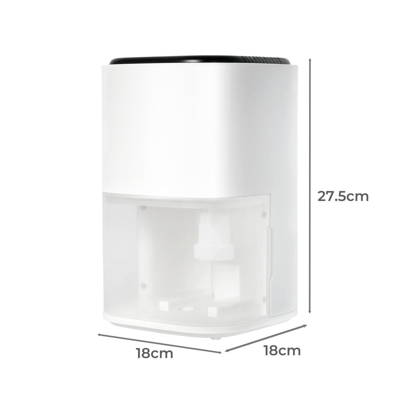 Electric Dehumidifier 2000Ml Drying Moisture With LED Light Timer Silent