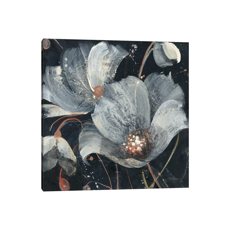 Translucent Poppies by Albena Hristova - Wrapped Canvas Painting, 45.72 cm H x 45.72 cm W