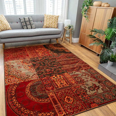 Droskyn Patchwork Area Rug
