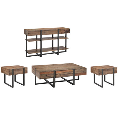 Rectangular Cocktail Table With 2 End Table And Sofa Table