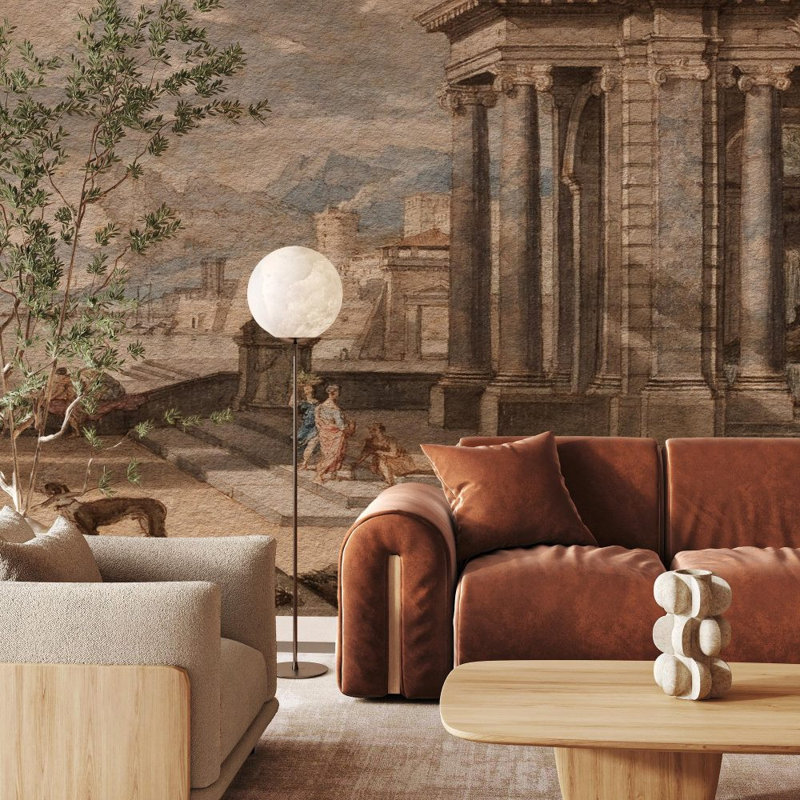 Papier peint classique, paysage scénique, art mural, 40" L x 60" W, Peel & Stick