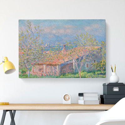 Gardeners House At Antibes by Claude Monet - Wrapped Canvas