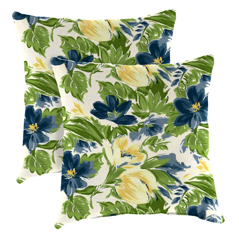 Sunbrella Outdoor Throw Pillow, Rebecca Asparagus