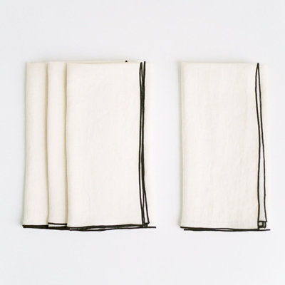 Linen No Pattern Square Napkin