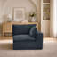 Fauteuil d'appoint modulaire compressé moderne avec accoudoir gauche-505311419