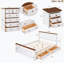 Ensemble de chambre à coucher 3 pièces en bois massif-89019149