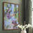 Iris Garden Framed Print - Solid Wood-1367406006-1367406005