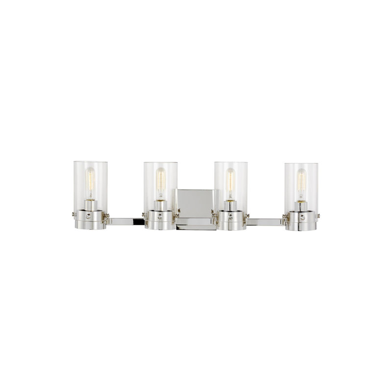 Garrett 4 - Light Vanity Light, Polished Nickel